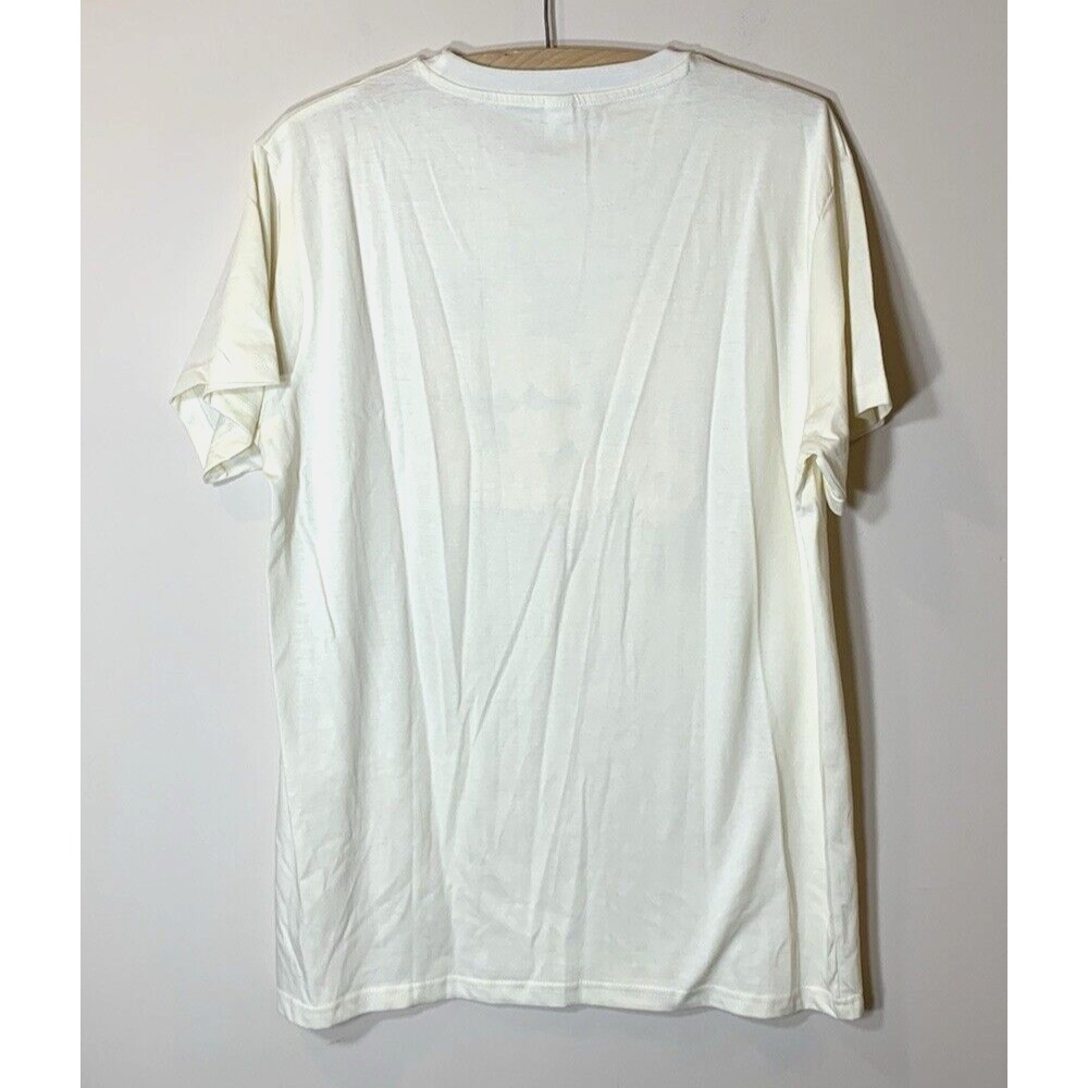 NEW Graphic Tee Shirt Womens Large "Relax & Chill" 100% Cotton Tropical Sunset - Picture 4 of 8